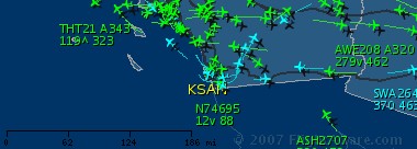 KSAN traffic as of right now!