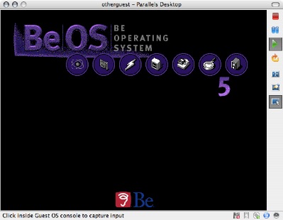 BeOS5 in Parallels