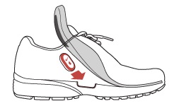 Sensor in shoe Sensor in shoe