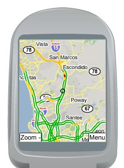 Google local on a cell phone