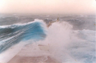 Mineral carrier off Australia