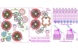 CAD drawing of clock, click for high-res